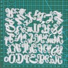 Uppercase & Lowercase Alphabet Metal Cutting Dies Set, Paper Crafts,
