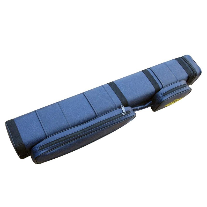 J&J New Champion Leather 3x6 Hard Pool Cue Case for