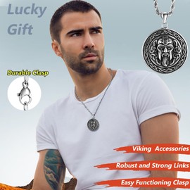 DXIUORF Stainless Steel Satan Devil Necklace for Men Women Evil Demon Horn Skull Day Satan Baphomet Goat Bull Head Raven Pendant Gothic Jewellery Gift, Stainless Steel Zinc, No Gemstone