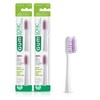 GUM Sonic Powered Toothbrush Refills, Tapered Bristles Clean Below The