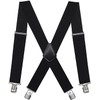 Chalier 50 mm Herren-Hosenträger, X-Rücken, elastisch, verstellbar, mit Clips Gr. Einheitsgröße,