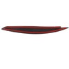 2 Pcs Headlight Eyebrow Front Left Right Light Eyelid Trim