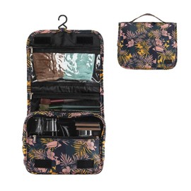 Periea 'Amelia' Travel Wash Bag, Travel Hanging Toiletry, Wash Bag, Bathroom Gym Toiletries for Men, Makeup Cosmetic Organiser for Women - Toucan