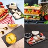 IHDYPPEW 10 Pack 10 x 4.72 Inch Slate Cheese Boards,