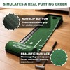 Golf Putting Mat Set with 9.8 ft Putting Green, 4