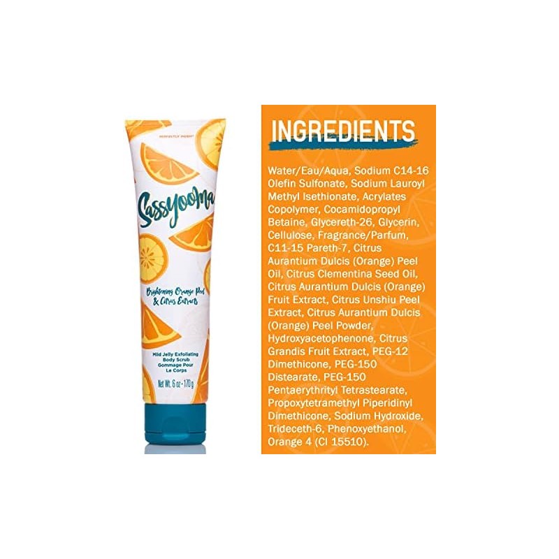 Sassyooma exfoliating body wash Perfectly Posh