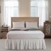 xuan dian Bed Skirt Full Size Ruffled with Split Corners,