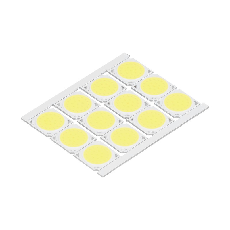 12Pcs COB Light Source High Power Round LED Chip 12W