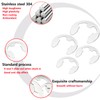 Qrity 100 PCS Stainless Steel Circlips, External Retaining Ring, Retaining