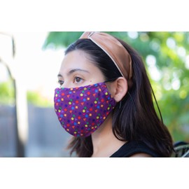 Headmost Comfymask 3 Layer Large Fabric Facemask: Water Repellent, Breathable & Toggle Adjustable Face Mask