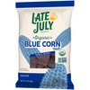 Late July Blue Corn Organic Tortilla Chips, 10.1 Oz Bag