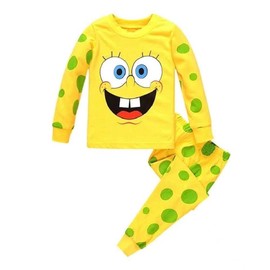 Aliyi Pajamas, Long Sleeve, Boys, Children, Autumn, Cute, Kids Long Pants, Room Wear, Top and Bottom Set, Cute, Children's Anime, 90, 100, 100, 120, 130, 100% Cotton, Cute, Comfortable, Good Texture
