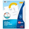 Avery Big Tab Printable White Label Dividers with Easy Peel, 5 Tabs, 1 Set (14436)