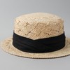 LEK HATTER RAFFIA BOATER HAT RH-200 Men's Raffia Hat, Cankan