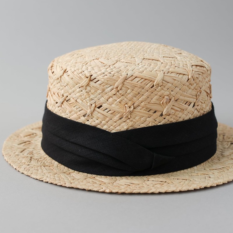 LEK HATTER RAFFIA BOATER HAT RH-200 Men's Raffia Hat, Cankan
