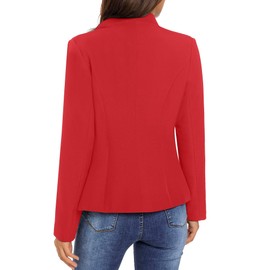 GRAPENT Womens Blazers for Work Professional Blazer for Women Blazers for Work Casual Women's Blazer Womens Blazers Trendy Color Fiery Red Size Medium Size 8 Size 10