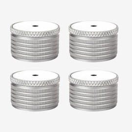 KOVNISE 4Pcs Bed Risers Grey Heavy Duty Furniture Risers for Sofa Bed Chair Legs Refrigerator Washing Machine Support up to 1100 Pounds (23-37MM)