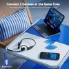 Auriculares de oreja abierta con micrófono, auriculares Bluetooth de 1.02