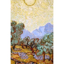 Vincent Van Gogh: Olive Groves Journal | Design 1 | Blank Notebook With 120 Lined Pages | Perfect Birthday Gift Idea For Vince Van Gogh Lovers, Painters, and Artists
