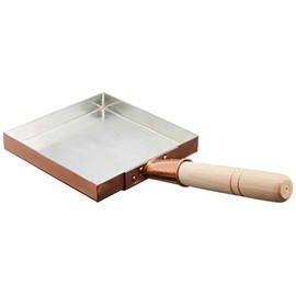 Endoshoji BTM02015 TKG Egg Frying Pan, 5.9 inches (15 cm), Thin Roasted Eggs, Copper Superior Heat Conduction, Heats Eggs Evenly, Fluffy, Delicious, For Gas Stoves, Width x Depth x Depth (Inner Dimensions, 5.9 x 5.9 x 0.8 inches (150 x 150 x 20 x 20 x 20 x 20 x 20 mm), Weight (0 mm), Weight (0 x 615.61 kg), Wooden Handle Does Not Get Hot (0 kg), Commercial Use, Wooden Handle (0.61 kg)