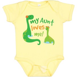 inktastic My Aunt Loves Me Nephew Baby Bodysuit 12 Months Banana 1c0f2