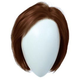 Raquel Welch Classic Cool Chin Length Classic Page Bob Cut Wig by Hairuwear, Petite Cap - R9F26 Mocha Foil