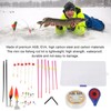 Mini Ice Fishing Rod Reel Combo Portable Ice Fishing Pole