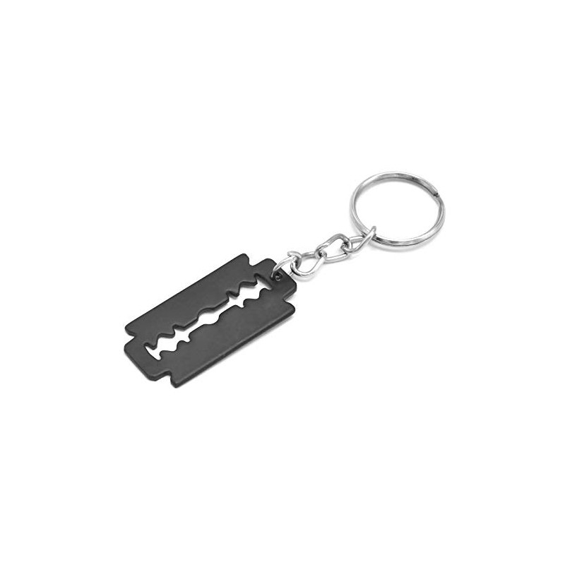 PRECISE CANADA Barber Razor Blade Key Ring/Key Chain Stylish Gift