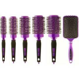 Head Jog Ceramic Ionic Purple Radial 87 Brush (25mm)