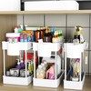 JYSMYWS 3 Pack Under Sink Organizers and Storage, 2 Tier