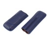 Cigar Case Elegant Vintage Hand Crafted Slim Portable 2 Fingers