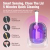 Toothbrush Covers Case San itizer and Holder with Light,Toothbrush Covers