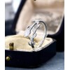 925 Sterling Silver Moonstone Ring Leaf Ring for Women Ring