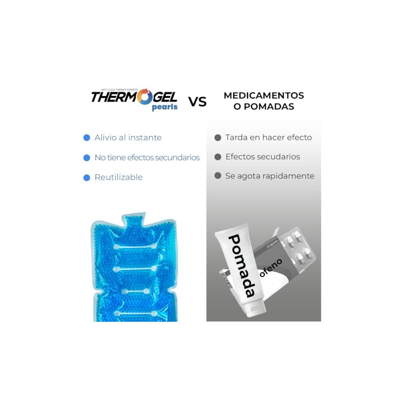 Thermo Gel Pearls Compresa Térmica para Frío Grande