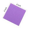 Early Buy Lined Sticky Notes with Lines 4x4 Self-Stick Notes
