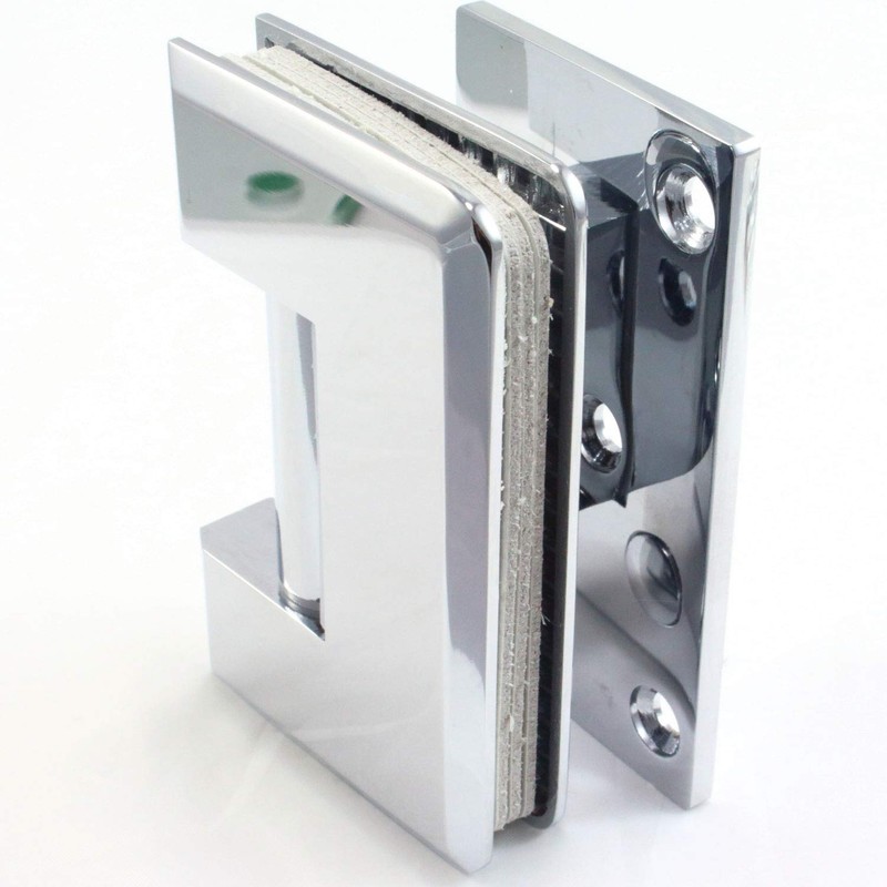 Di Vapor (R) 90 Degree Wall Mounted Shower Door Glass