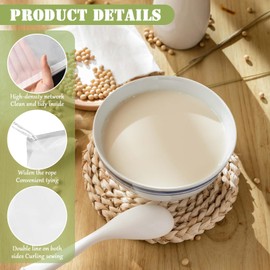 Cheese Cloths for Straining,4 Pieces Reusable Muslin Bags Strainer Mesh,Nut Milk Bags for Straining,Unbleached Muslin Strainer Cloths for Cooking,Nylon Strainer for Yogurt Almond Soy Oat Milk