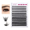 DIY Lash Clusters Extensions 144 Clusters - D Curl 0.07mm,
