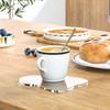 Timotech Posavasos Acrílicos Irregulares, Posavasos Café con Forma de Nube