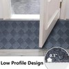 Custom Size Solid Plain Rubber Backed Non-Slip Hallway Stair Runner