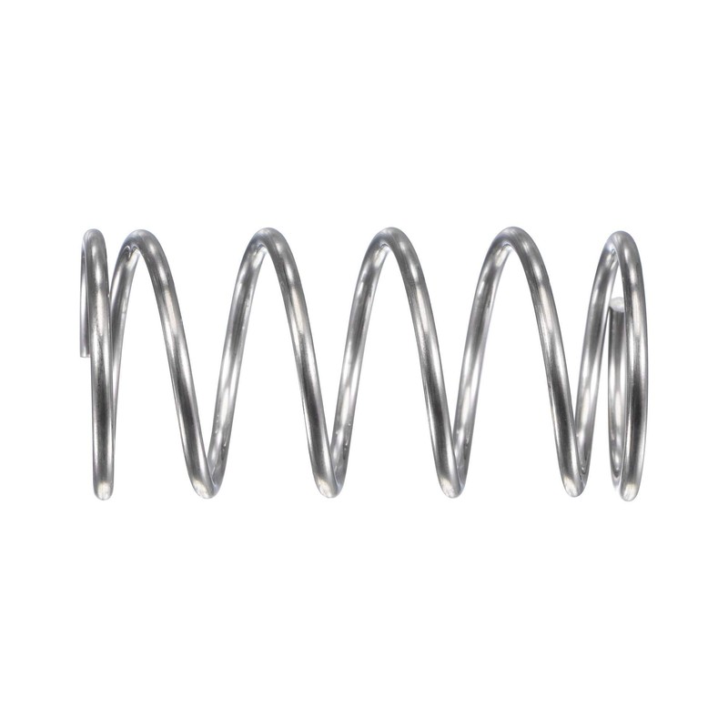 TA-VIGOR 5Pcs Extended Compressed Spring, 15mm OD,1.2mm Wire Size,30mm Length