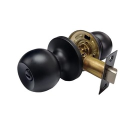 Romak 608960 Knob Set Privacy Knob, Black
