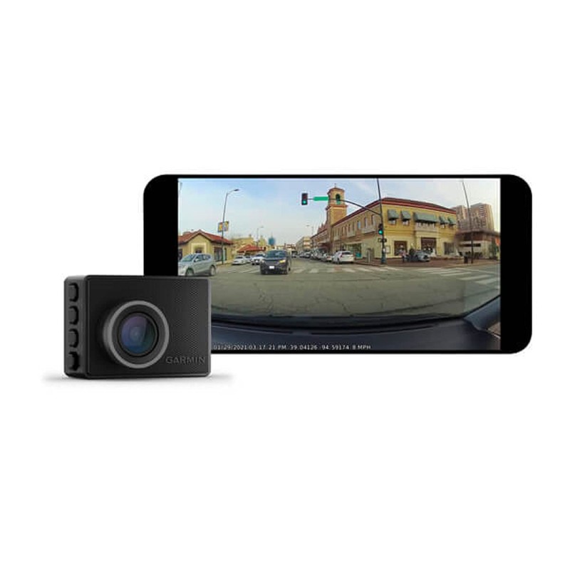 Garmin Dash Cam DC47, Black, 1080p Dash Cam with a