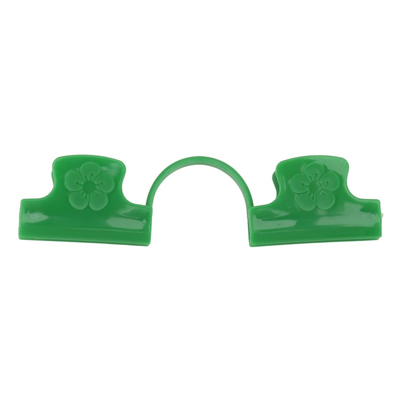50Pcs Greenhouse Clamp PE Plastic 2 Head Plant Film Clamp