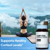 LeafStory 4-in-1 Cortisol Manager Supplement – KSM-66 Ashwagandha, Magnesium, L-Theanine
