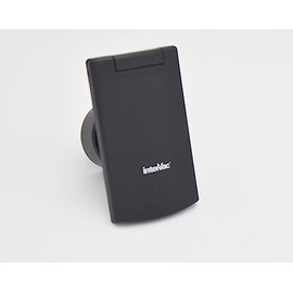 InterVac Design Corp, Central Vacuum Wall Plate Inlet Valve-Black 3"x5" with Reducer