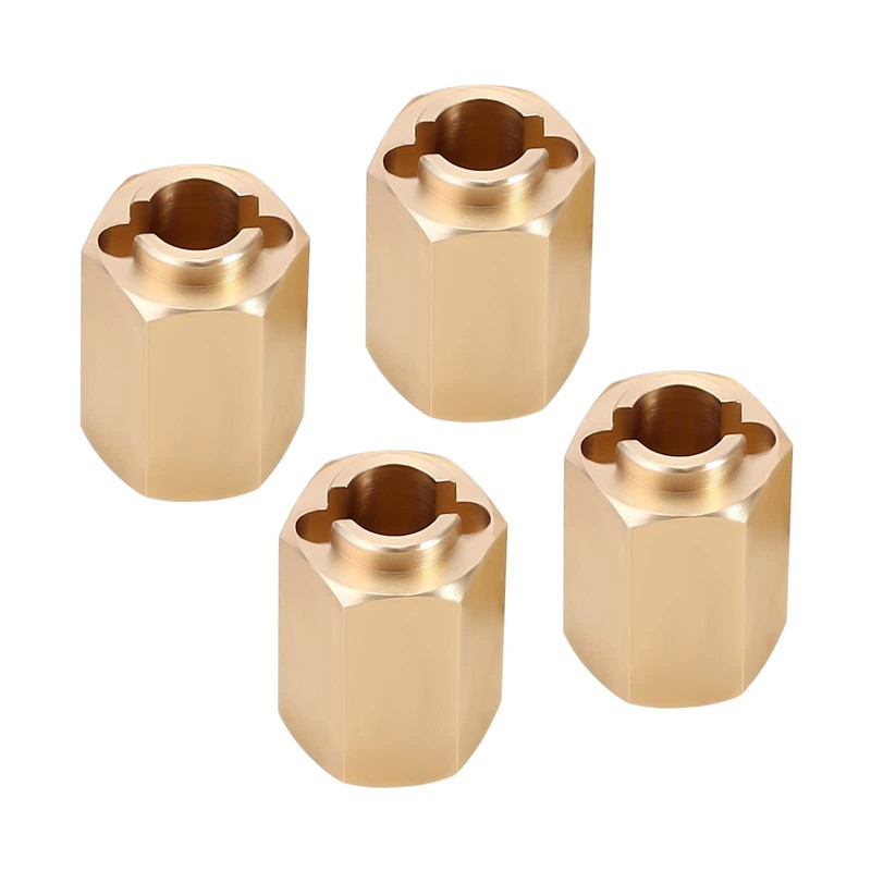 INJORA 12g/Set Brass Wheel Hex Hub 10mm Extenders Adaptor for
