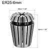 sourcing map ER25 6mm Spring Collet Chuck for CNC Engraving