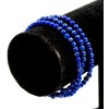 Taddart Minerals Natural Gemstone Lapis Lazuli Blue Bracelet with 4mm