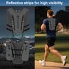 BECOJADDE Running Vest Women 5L Hydration Backpack Lightweight for Mens